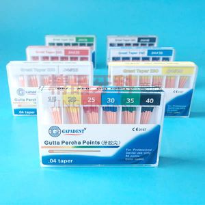 Punte di guttaperca dentale punta di carta assorbente Endo endodonzia radice 02/04/06 Taper - Product Image 5