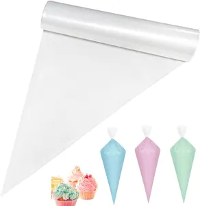 De Plástico Ldpe desechables triángulo crema de pastel decoración de la bolsa