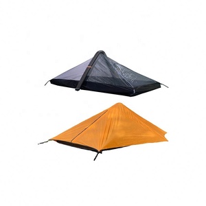 Tienda de campaña de aire para acampar al aire libre, doble capa, 2 personas, impermeable, inflable, tienda de viaje con calefacción - Product Image 5