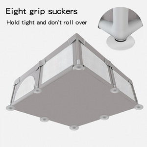 Corralito Plegable para Bebés con Puerta de Seguridad, Gran Área de Juego Interior para Bebés y Niños Pequeños, Uso en el Hogar - Product Image 6