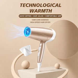 Asciugacapelli Professionale da Salone 2000W con Luce Blu Ionica, Asciugatura Rapida, Controllo Temperatura NTC, Bassa Rumorosità per Parrucchieri - Product Image 2