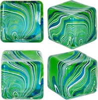 Jouets sensoriels anti-stress Squishy : Cube anti-stress en peluche, balles anti-stress pour enfants et adultes, cube sensoriel Squishy Glace pour soulager le stress, jouets sensoriels pour l'autisme et l'anxiété