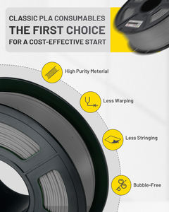COLIDO 1.75mm PLA 3D Printer <strong>Filament</strong>, +/-0.02mm Precision, Universal FDM Compatibility, Vacuum-Sealed 1kg Spool (1-Gray) - Product Image 3