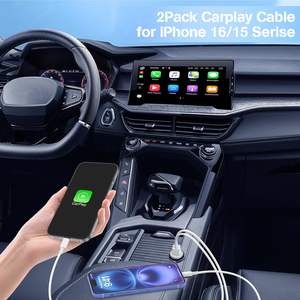 Câble USB C pour chargeur Carplay pour <span class=keywords><strong>Apple</strong></span> <span class=keywords><strong>iPhone</strong></span> 17 Pro Max/17 Air/16 Plus/15 iPad Pro 12.9/<span class=keywords><strong>11</strong></span> pouces/iPad Câbles de données - Product Image 5