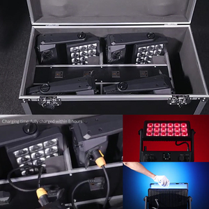 18PCS 20 Wát thành phố ánh sáng màu sắc đầy đủ màu sắc IP65 không thấm nước cao xây dựng rửa nhẹ Lũ lụt ánh sáng <span class=keywords><strong>LED</strong></span> thành phố màu sắc ánh sáng sân khấu - Product Image 6