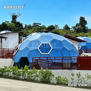 RAXTENT - Domo Geodésico Hexagonal de Vidrio de 6 Metros para Glamping, Instalación Rápida para Sitios de Campamento - Product Image 5