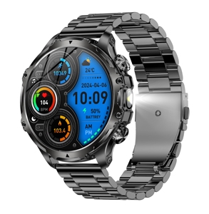 Reloj Inteligente DF AK75 con Linterna, Pantalla Grande de 1.9 Pulgadas, Llamadas, Frecuencia Cardíaca, Oxígeno en Sangre, Reloj Inteligente Deportivo para Hombre, Conteo de Pasos - Product Image 4