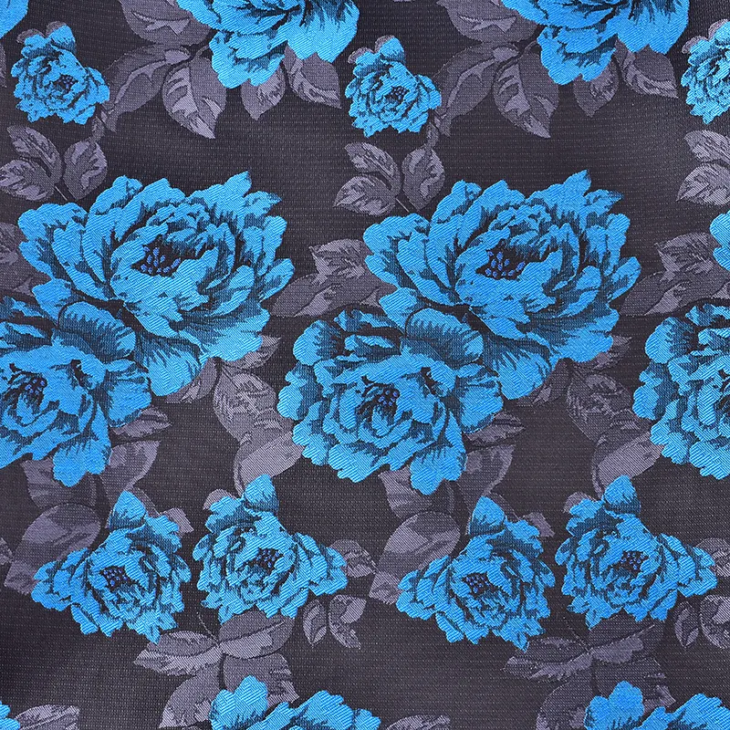 Горячая Распродажа, черный и синий цветочный 100% полиэстеровый тканевый носовой платок