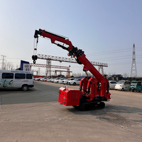 Vente flash : grue araignée 3T électrique et diesel, hauteur de levage 10m, l'outil ultime pour les espaces confinés, flexible et efficace