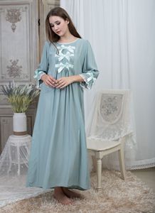 Pigiama <span class=keywords><strong>da</strong></span> principessa retrò in stile palazzo <span class=keywords><strong>da</strong></span> donna e camicia <span class=keywords><strong>da</strong></span> <span class=keywords><strong>notte</strong></span> in <span class=keywords><strong>cotone</strong></span> con finiture in pizzo <span class=keywords><strong>taglie</strong></span> <span class=keywords><strong>forti</strong></span> ed esportati - Product Image 2