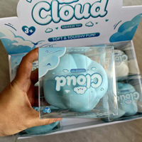 Jouets en gros doux et moelleux en forme de nuage, blocs de construction à pincer et à presser pour le soulagement de l'anxiété au bureau, emballage en boîte de vente au détail