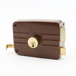 Serrures de sécurité extérieures anti-effraction pour portes d'entrée et portails de jardin avec poignées et boutons de porte, cylindre de sécurité en laiton avec clé - Product Image 3