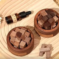 Difusor de Aromas de Madera Maciza Hecho a Mano para Decoración del Hogar y Adorno Perfumado