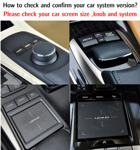 Android OEM 12.3 inch nửa Màn hình hiển thị không dây Carplay Android tự động gương liên kết được xây dựng trong GPS Navigator cho Lexus LS - Product Image 4