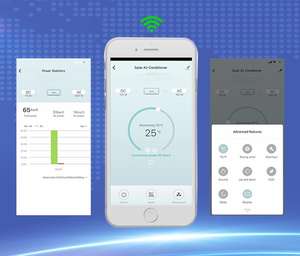 Climatiseur <span class=keywords><strong>solaire</strong></span> hybride ACDC 9000 BTU à économie d'énergie de 100 %, connecté au réseau, Deye, énergie <span class=keywords><strong>solaire</strong></span> <span class=keywords><strong>photovoltaïque</strong></span> - Product Image 5