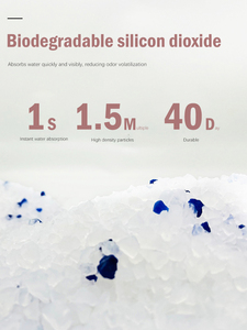 Прямая Продажа с завода, экологически чистый песок, наполнитель для кошачьего туалета, с высоким поглощением, с кристаллами, с низким уровнем пыли и без нарезки пыли - Product Image 5