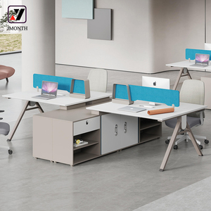 Escritorio de personal moderno de gama alta para una sola persona, muebles de oficina de extremo alto, estación de trabajo, escritorios de computadora para 1 persona - Product Image 3