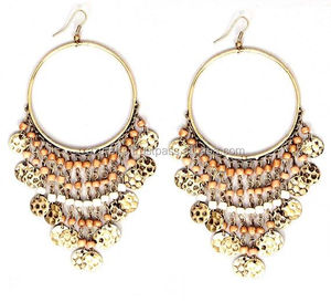 Encanto del corazón plateado pendientes de aro de oro de plata esterlina de joyería de las mujeres de regalo fiesta de moda pistola novia estilo OEM - Product Image 6