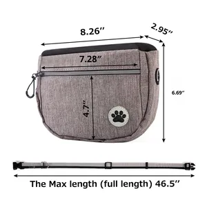 MOVEPEAK New Fashion Eco-friendly Oxford Material Digital Printing <b>Pet</b> <b>Carrier</b> Snack Walking Dog Training Travel Promotional - Product Image 2