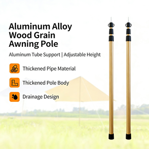 고강도 알루미늄 텐트 폴 쇼크코드드 세그먼트 사계절 캠핑 텐트용 내구성 있는 구조 - Product Image 4
