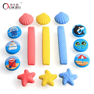 Oukali Kenop Lemari <span class=keywords><strong>Mini</strong></span> Silika Karet Cantik Kenop dan Kenop Laci Furnitur Kamar Anak Berbentuk Bintang Hati - Product Image 1