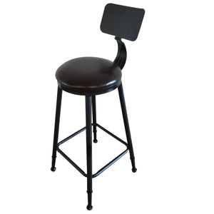 Sillas Altas de Barra de Metal, Sillas Altas de Hierro Fundido y <span class=keywords><strong>Mesa</strong></span> <span class=keywords><strong>Alta</strong></span>, Muebles de Café - Product Image 2