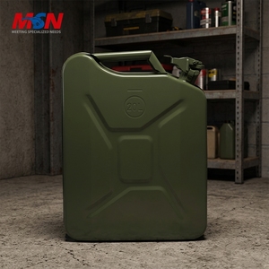 <span class=keywords><strong>Bidon</strong></span> d'<span class=keywords><strong>essence</strong></span> en acier laminé à froid de 20 L avec revêtement en poudre, <span class=keywords><strong>bec</strong></span> <span class=keywords><strong>verseur</strong></span> personnalisé pour transport UN, revêtement brillant pour yacht de course MSN, épaisseur 0,8 mm - Product Image 1