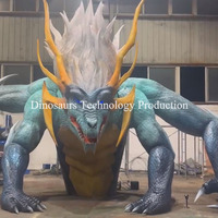 Modèle d'animatronique Dragon Tonnerre pour parcs d'attractions, attraction de style dragon ou monstre, à vendre