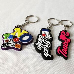 พวงกุญแจ PVC 2 มิติราคาถูกแบบกำหนดเองสำหรับตัวการ์ตูน พวงกุญแจ PVC นิ่มแบบสั่งทำ - Product Image 6