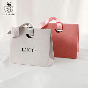 Sacchetti Regalo in Carta Kraft all'Ingrosso con Manici in Nastro Personalizzati Riutilizzabili per Shopping - Product Image 5