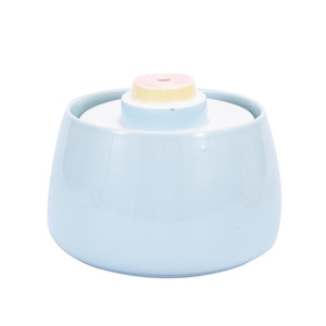 Fontaine à eau pour animaux de compagnie en céramique, rechargeable, alimentée par USB, fontaine à eau circulante automatique pour chat, modèle de bureau - Product Image 3