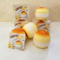 NOUVEAU Arrivage Mousse de lait viral Pain à lunch Jouet à presser en PU-Cadeau super doux pour soulager le stress pour enfants adultes Jouet de thérapie de bureau