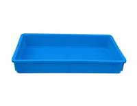 Conteneurs de caisse en plastique empilables polyvalents forme carrée pour outils de quincaillerie pièces automobiles nouveau chiffre d'affaires boîtes de rangement et bacs