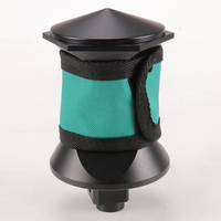 GRZ4 Prisme en nylon à 360 degrés, prisme d'arpentage de niveau réfléchissant avec six mini prisme collés ensemble pour station totale