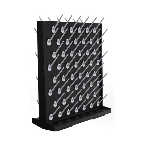Laboratory Furniture Lab PP Wall Mounted Drying Rack Lab Pegboard Chemical Resistant