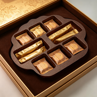 Plateau intérieur rond thermoformé multi-matériaux de qualité alimentaire, écologique et personnalisé, pour boîte cadeau de gâteau - Vente en gros