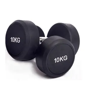 Rubber Beklede Halter Zwaargewicht Professionele Gym Ondersteunende Mannelijke Kilogram Hand Bell Huishoudelijke Halter Set