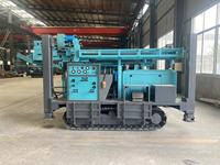 Foreuse sur chenilles pour puits d'eau et mines, 500 m, moteur diesel, système hydraulique