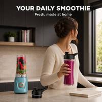 Mixeur de table puissant avec tasse de voyage 600 ml, mixeur personnel pour jus et smoothies, sans BPA, usine OEM ODM