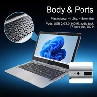 DIXIANG Vente en gros Chine Nouvelle Marque Ordinateur Portable RAM 6 Go Intel Celeron Dual 11,6'' Mini-ordinateur Étudiant Éducatif Professionnel Caméra