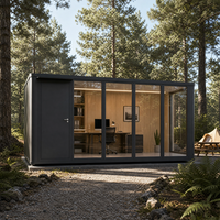 COCOVIA Maison Modulaire en Aluminium à Installation Manuelle en Kit, Mini-Bureaux, Petits Bureaux, Petits Studios, Cabane de Camping