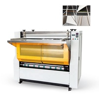 Machine de fabrication de boîtes rigides rainurées en V et en U semi-automatique de haute précision pour carton machine à encocher