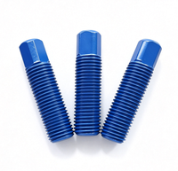 A193-B7 Alloy Steel Fluoropolymer Coated Square Head Fully Threaded Stud Bolt for Heavy Industry Flange Connections