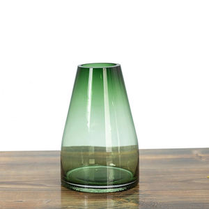 प्राथमिक रंग शंक्वाकार क्रमिक परिवर्तन रंग उड़ाने वाला घर सजावट सहायक उपकरण पैंट के लिए जल संस्कृति ग्लास फूलदान - Product Image 3