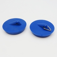 Bouchon de vidange pour baignoire, bouchon d'étanchéité pour évier de cuisine, bouchon de vidange pour évier de balcon/laverie, bleu