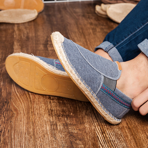 Wholesale OEM Fashion Casual Canvas Shoes Sneakers Slip on Hemp <strong>Espadrilles</strong> <strong>for</strong> <strong>Men</strong> - Product Image 6