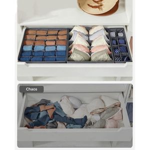 Sous-vêtements Sous-vêtements Boîte de rangement Ménage Tiroir Tiroir Compartiment de rangement Chaussettes Boîte de tri - Product Image 3