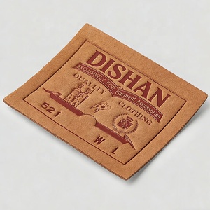 Etiqueta de Cuero Personalizada con Dibujos Animados, Etiqueta Cosida con Logotipo en Relieve, Parches de Cuero Ecológicos para Ropa Infantil - Product Image 2