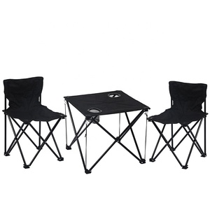 Ensemble <span class=keywords><strong>de</strong></span> tables et chaises pliantes <span class=keywords><strong>pour</strong></span> le <span class=keywords><strong>camping</strong></span>, meubles d'extérieur portables <span class=keywords><strong>pour</strong></span> les voyages en voiture, la plage, les pique-niques, la pêche - Product Image 2
