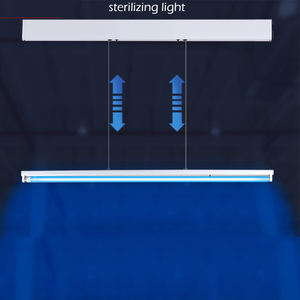 실내 천장 램프 원격 제어 조명 리프터 높이 조절 가능 텔레스코픽 T8 LED 튜브 UV 라이트 - Product Image 6